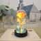 Eternal Rose In Glass Dome With LED Lights Romantic Eternal Rose Gift Night Light For Her 12