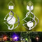 Solar Wind Chime Pendant Light Outdoor Solar Hanging Garden Decor With Auto Dusk Glow 0