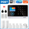 PGST 103 Wireless Home Security System With 4GWiFi App Control 24 Screen RFID PIR Motion 8