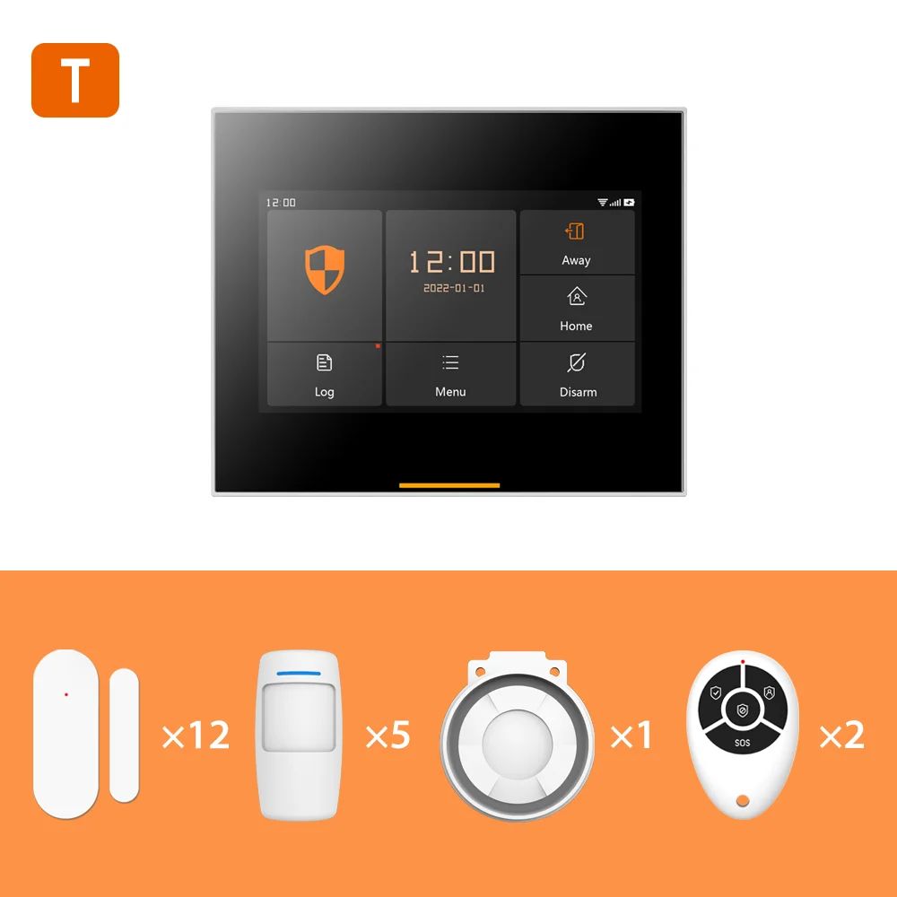 Staniot Tuya WiFi Alarm System Kit Wireless Home Security With App Alerts Alexa Google Home Compa 14