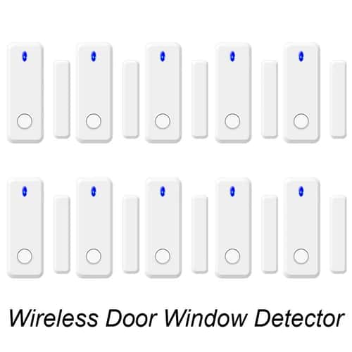 433MHz Wireless Door Window Sensor Door Open Detector for Smart Burglar Alarm Systems (G03/G12/G30/G50/G60)