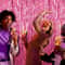 Pink Sparkle Rain Fringe Curtain Backdrop Set 13pcs For Photo Booth Parties 1