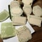Vintage Embossed Sticky Notes Box 30pcs Thick Decorative Scrapbook Journaling Paper 0