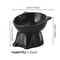 Black White Cute Cat Food Bowl Lightweight Plastic Pet Bowl For Cats Small Dogs 5