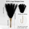 Boho Chic Faux Pampas Grass Decor Fluffy Black Vase Fillers 1020 Pcs 6