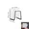 2Pack Stainless Steel Sink Sponge Rack Adhesive NoDrill InnerWall Organizer 5