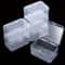 Premium Clear Plastic Storage Organizer Boxes 6Pack Transparent Storage Containers For Home Offic 0