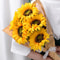 Lifelike Artificial Sunflowers Bouquet 6Piece Faux Sunflower Flowers For Indoor Outdoor Home Deco 3