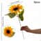 Lifelike Artificial Sunflowers Bouquet 6Piece Faux Sunflower Flowers For Indoor Outdoor Home Deco 4