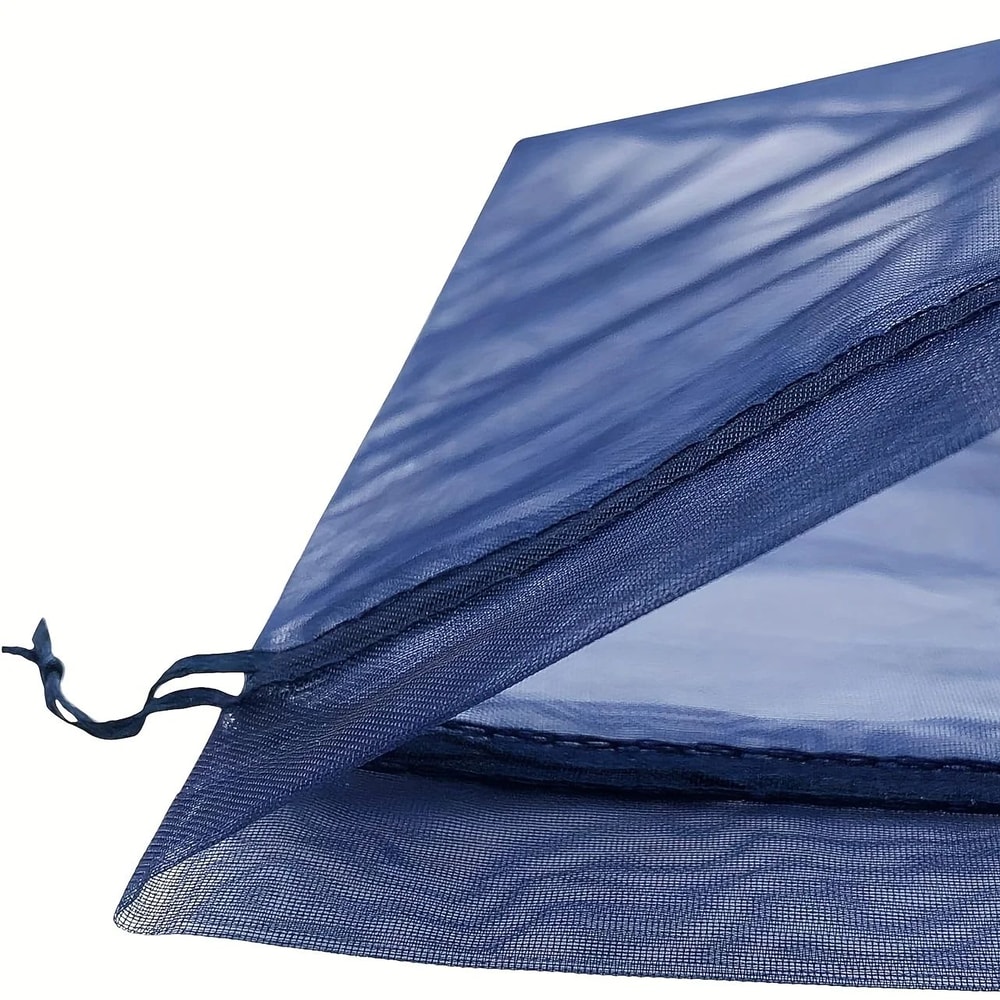 Navy Blue Organza Drawstring Gift Bags 50Pack Sheer Favor Pouches For Jewelry Treats 4