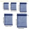 Navy Blue Organza Drawstring Gift Bags 50Pack Sheer Favor Pouches For Jewelry Treats 5