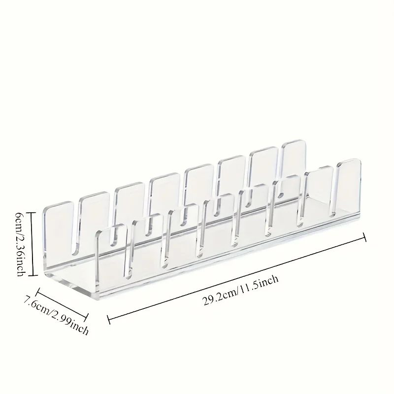 Clear Acrylic Baseball Cap Organizer Stand MultiSlot Cap Storage Rack Hat Display 5