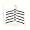 5in1 HeavyDuty Space Saving Hangers With NonSlip Foam MultiLayer Closet Organizer 5