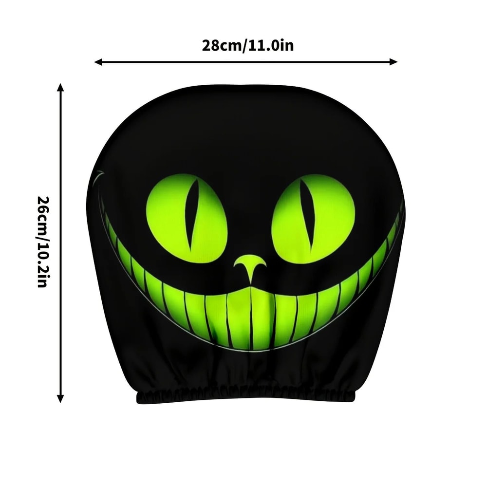 Mystical Cat Eye Car Headrest Covers 2Pack Universal Seat Headrest Protector 5