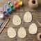 Premium 24Piece DIY Wooden Easter Egg Cutouts Paintable Hanging Ornaments Wood Tags For Spring De 3