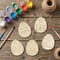 Premium 24Piece DIY Wooden Easter Egg Cutouts Paintable Hanging Ornaments Wood Tags For Spring De 3