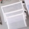 3Piece A6A5A4 Mesh Zipper Pouch Set Transparent Office Document Stationery Organizer 0