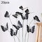 20Pack Realistic Butterfly Garden Stakes For Pots Planters Outdoor Yard Decor 6
