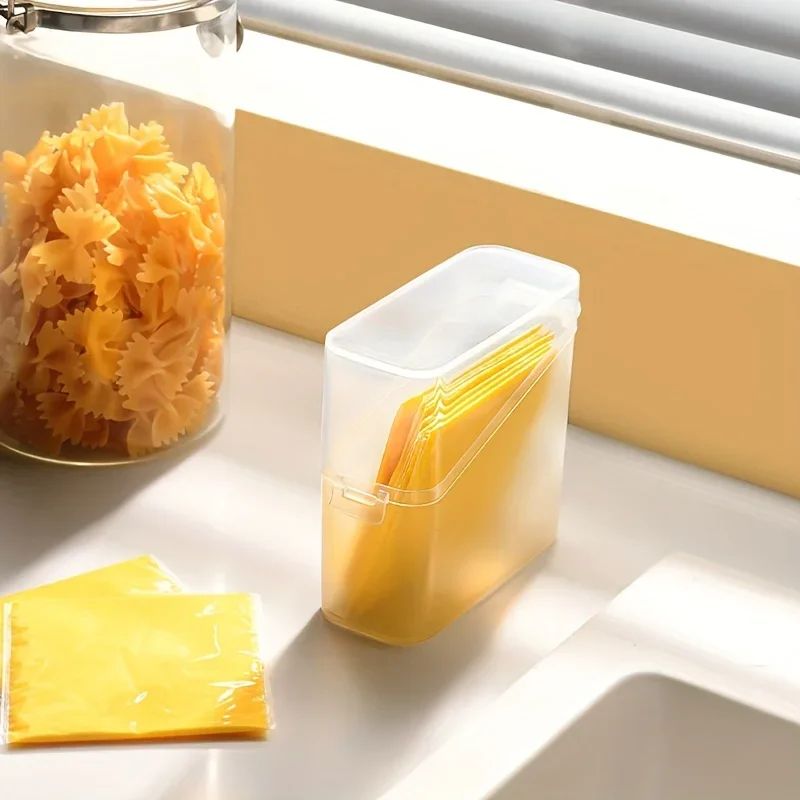 Premium Refrigerator Cheese Storage Box Fridge Organizer Compact Cheese Keeper For Freshness And 3