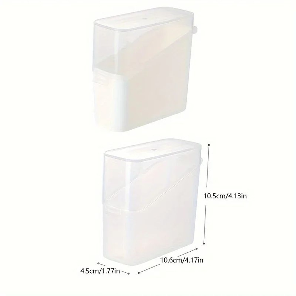 Premium Refrigerator Cheese Storage Box Fridge Organizer Compact Cheese Keeper For Freshness And 5