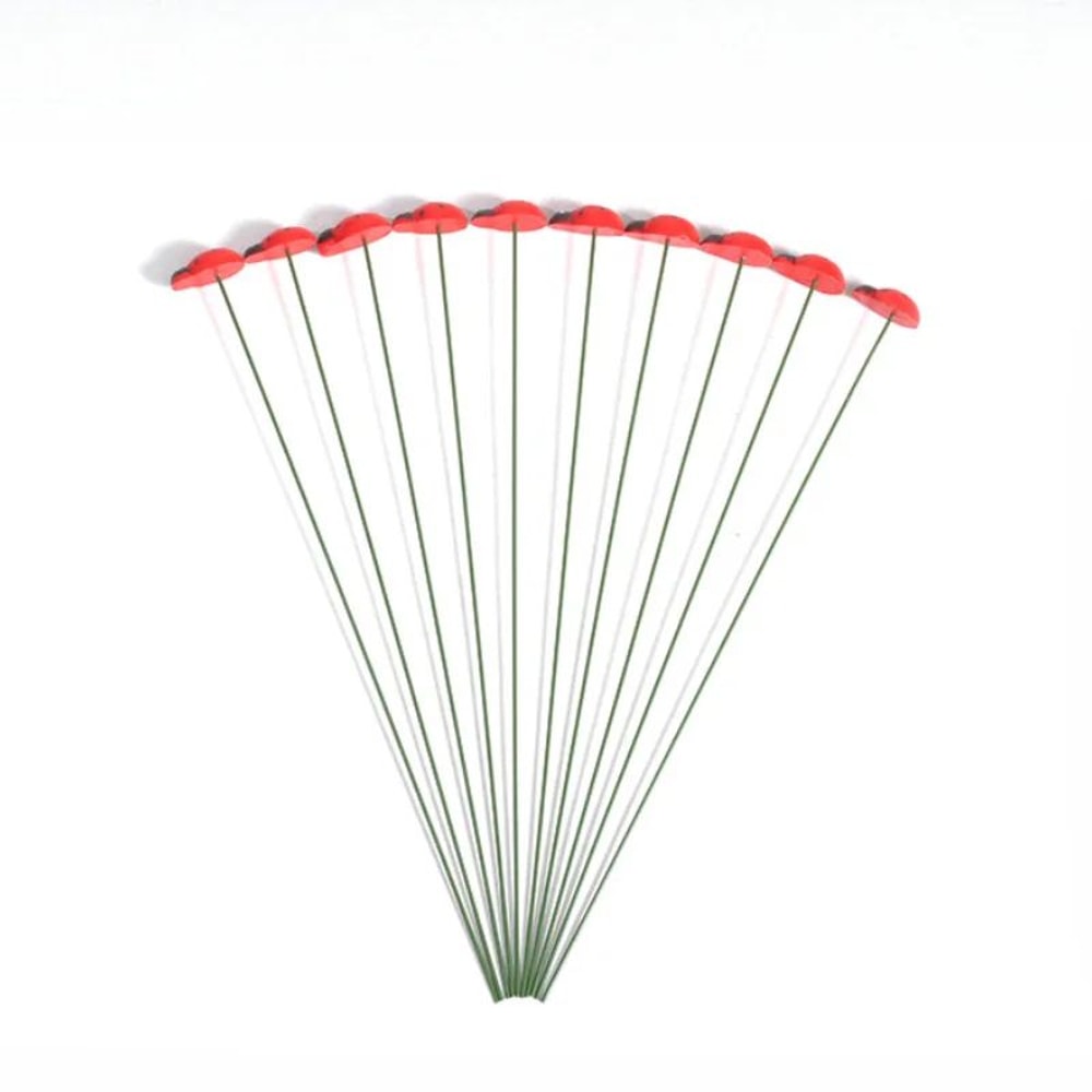 20Piece Ladybug Garden Stakes Set Red Wooden Garden Stakes Outdoor Decor For Pots Paths And Yards 4