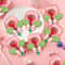 Flower Lollipop Cards Party Favor Decoration Inserts 30Piece Cute Cartoon Set 0