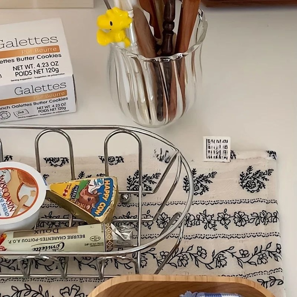 Premium Stainless Steel Organizer MultiPurpose Storage Basket For Makeup Vanity Home 1