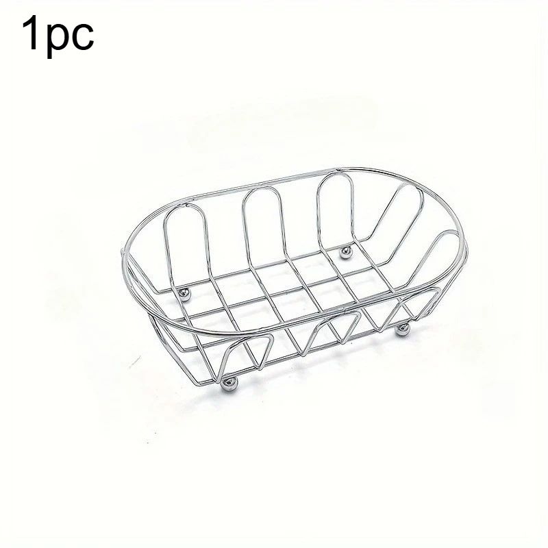 Premium Stainless Steel Organizer MultiPurpose Storage Basket For Makeup Vanity Home 7