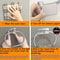 NoDrill Black Stainless Steel Towel Holder SelfAdhesive Towel Ring Bar For Bathroom And Kitchen 4