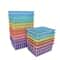 Macaron MultiUse Desktop Storage Baskets Set Of 6 Plastic Organization Boxes For Office Classroom 0