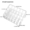 Clear Acrylic 24Slot Lipstick Organizer Vanity Makeup Storage Box 5