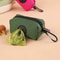 Canvas Dog Poop Bag Holder With Carabiner Clip Durable Poop Bag Dispenser For OntheGo Walks 1