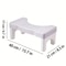 ComfortLift Toilet Stool For Squat Positioning NonSlip Bathroom Footstool For Pregnancy Seniors D 5