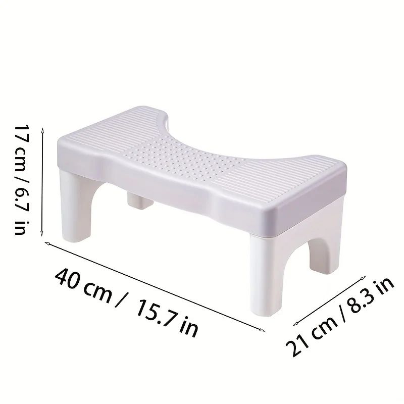 ComfortLift Toilet Stool For Squat Positioning NonSlip Bathroom Footstool For Pregnancy Seniors D 5