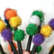 Mardi Gras Headband Plush Pom Carnival Hair Accessory For Parades Parties 2