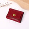 Compact Womens Wallet With Hasp Closure Mini PU Leather Wallet Card Coin Organizer 4
