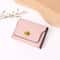 Compact Womens Wallet With Hasp Closure Mini PU Leather Wallet Card Coin Organizer 10