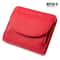 Genuine Leather Mini RFID Wallet For Women Slim Bifold Card Holder With Coin Pocket 9