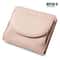 Genuine Leather Mini RFID Wallet For Women Slim Bifold Card Holder With Coin Pocket 12