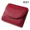 Genuine Leather Mini RFID Wallet For Women Slim Bifold Card Holder With Coin Pocket 13