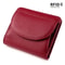 Genuine Leather Mini RFID Wallet For Women Slim Bifold Card Holder With Coin Pocket 13