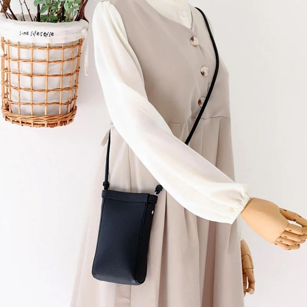 Aurora Womens Crossbody Bag PU Leather Shoulder Bag Large Capacity Handbag With Phone Pocket 1