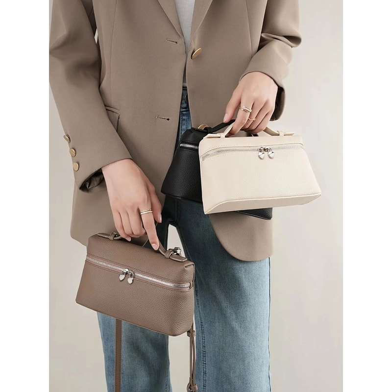 Everyday Chic PU Leather Shoulder Crossbody Bag Large Capacity Womens Messenger Handbag 2