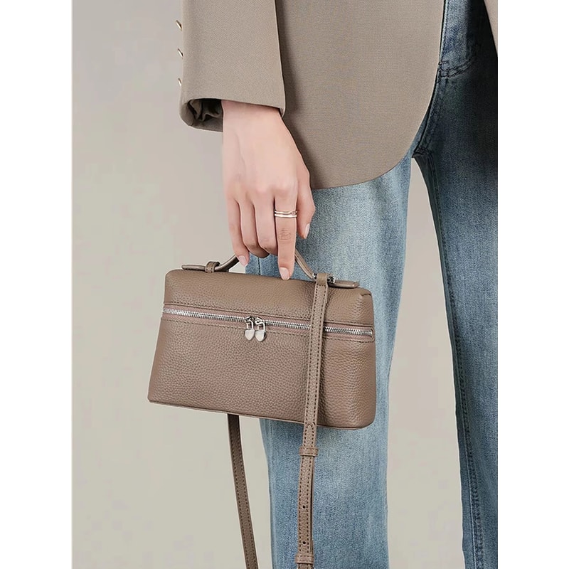 Everyday Chic PU Leather Shoulder Crossbody Bag Large Capacity Womens Messenger Handbag 3