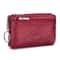 Soft Genuine Leather Zipper Wallet For Women Large Capacity Coin Purse With Keychain 15