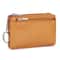 Soft Genuine Leather Zipper Wallet For Women Large Capacity Coin Purse With Keychain 18