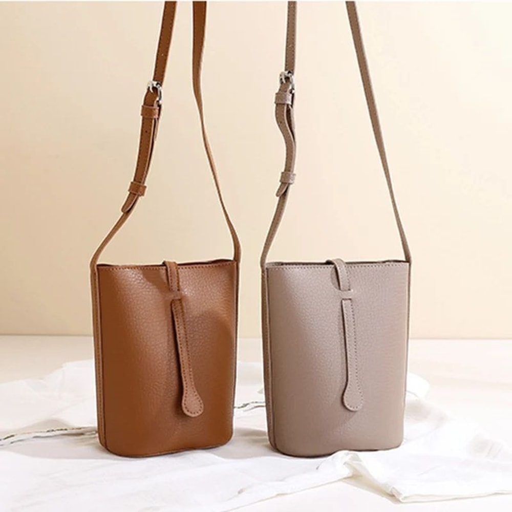 Elegant Everyday Womens Soft PU Leather Handbag Large Capacity Shoulder Crossbody Bag 5