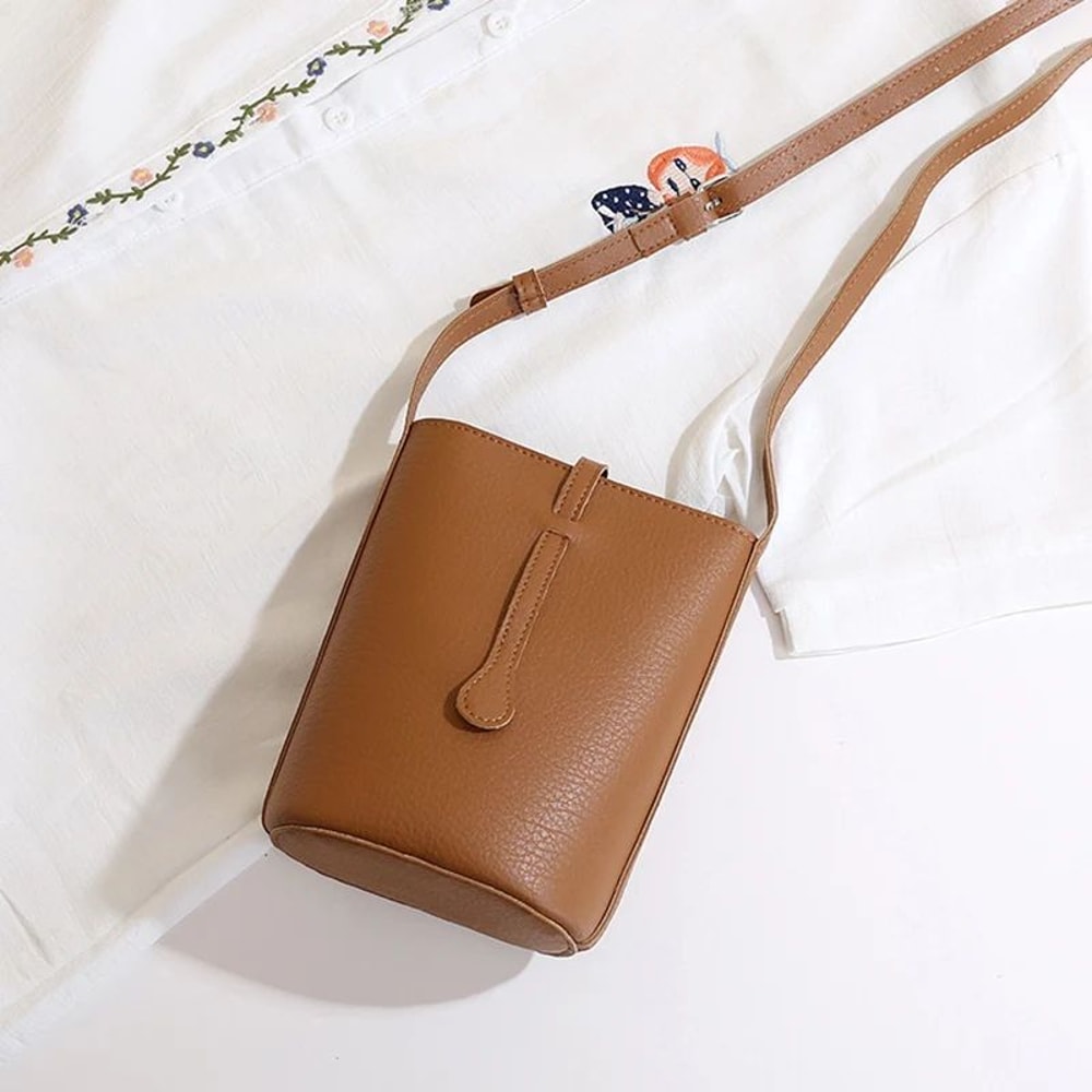 Elegant Everyday Womens Soft PU Leather Handbag Large Capacity Shoulder Crossbody Bag 10