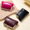 Vintage Genuine Leather Womens Wallet With Hasp Closure DoubleLayer Coin Purse Large Capacity Organ 5