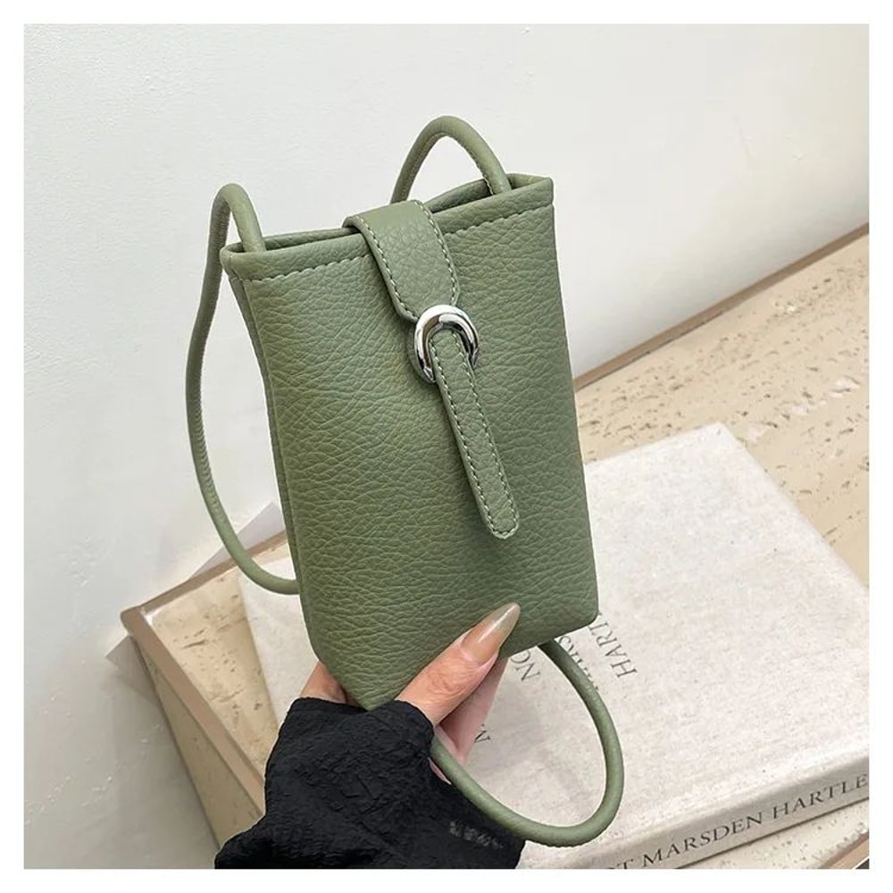 Everyday Carry PU Leather Shoulder Bag For Women Large Capacity Crossbody Phone Purse 6